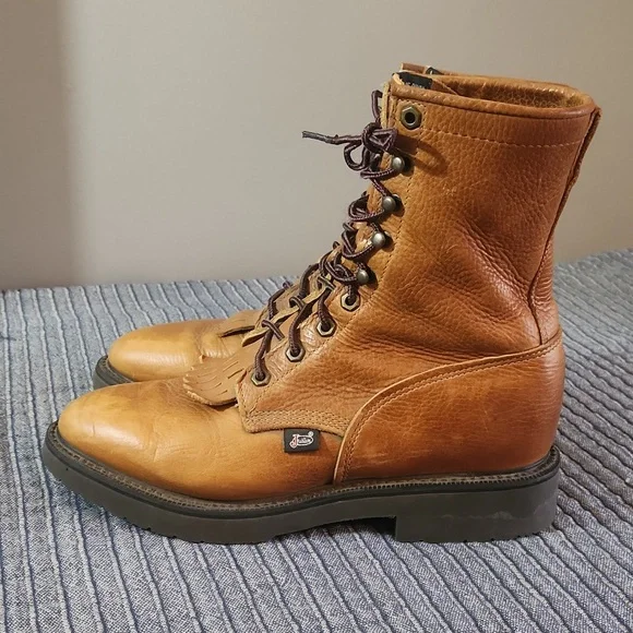 Justin Boots | Shoes | Justin Conductor Leather Work Boots  display picture 1